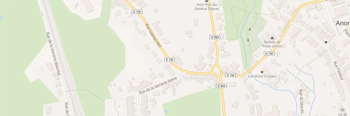 Plan du 18 Rue Gabriel Péri à Anor