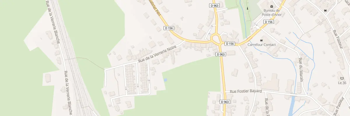 Plan du 3 Rue de la Verrerie Noire à Anor