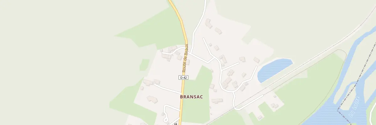 Plan du 75 Rte de Beaux à Beauzac