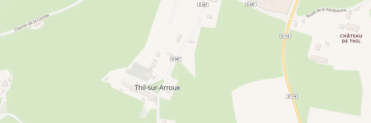 Plan du 415 Rte du Village à Thil-sur-Arroux