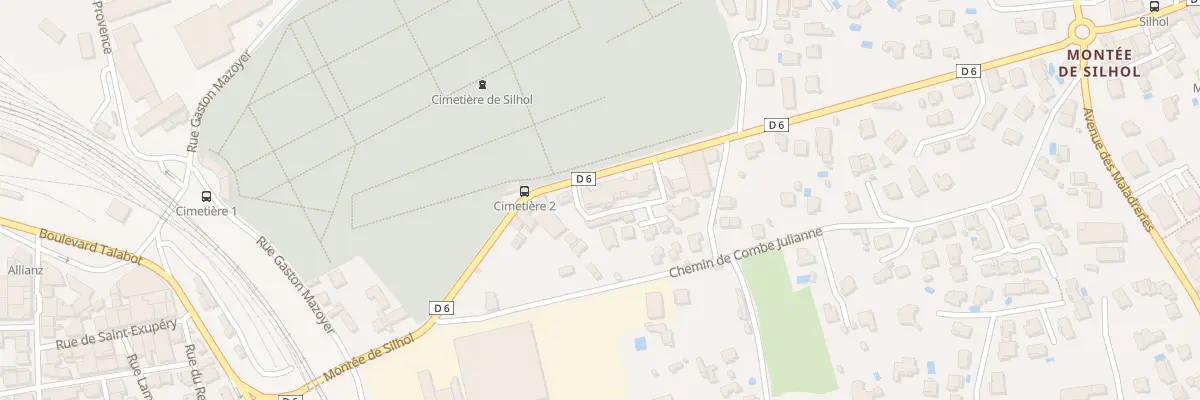 Plan du 258A Mte de Silhol à Alès