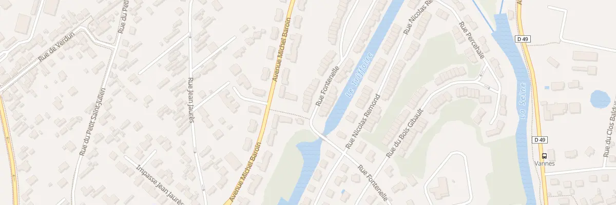 Plan du 35 Rue Fontenelle à Saint-Julien-les-Villas