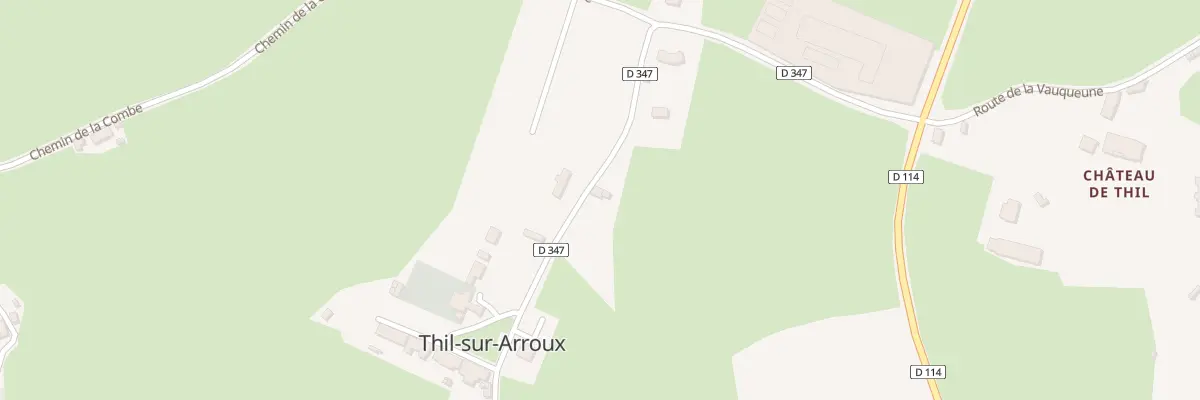 Plan du 375 Rte du Village à Thil-sur-Arroux