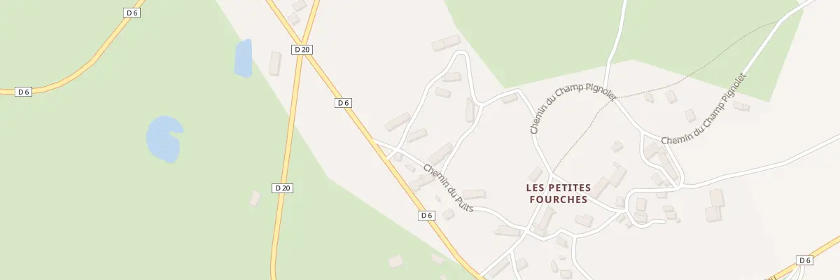 Plan du 61 Che du Puits à Saint-Brisson