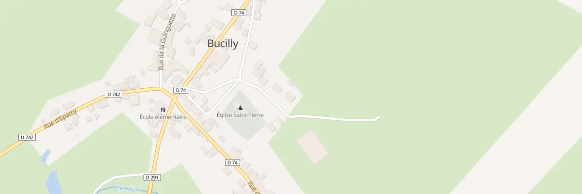 Plan du 13 Rue de l’Eglise à Bucilly