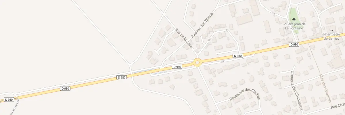 Plan du 50 Rue Charles de Gaulle à Cernay-lès-Reims