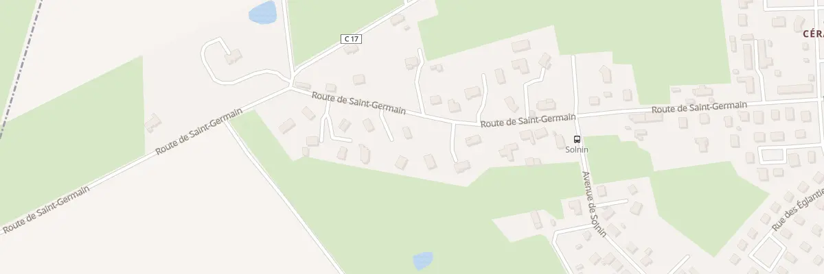 Plan du 107 Rte de Saint-Germain à Paray-le-Monial