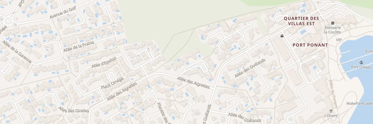 Plan du 35 All des Aigrettes à La Grande-Motte