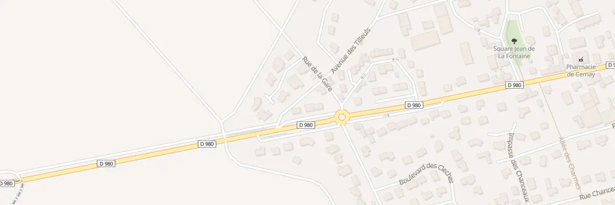 Plan du 48 Rue Charles de Gaulle à Cernay-lès-Reims