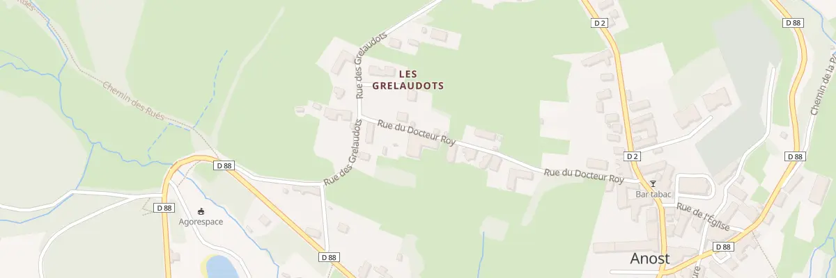 Plan du 23 Rue du Docteur Roy à Anost