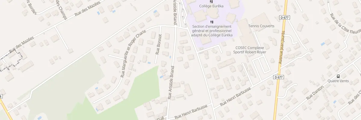 Plan du 34 Rue Aristide Briand à Pont-Sainte-Marie