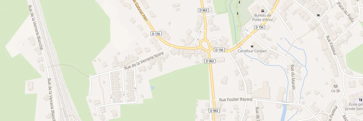 Plan du 9 Rue Gabriel Péri à Anor