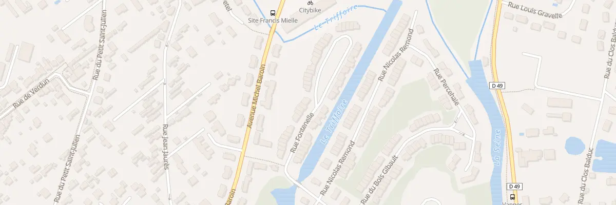 Plan du 55 Rue Fontenelle à Saint-Julien-les-Villas