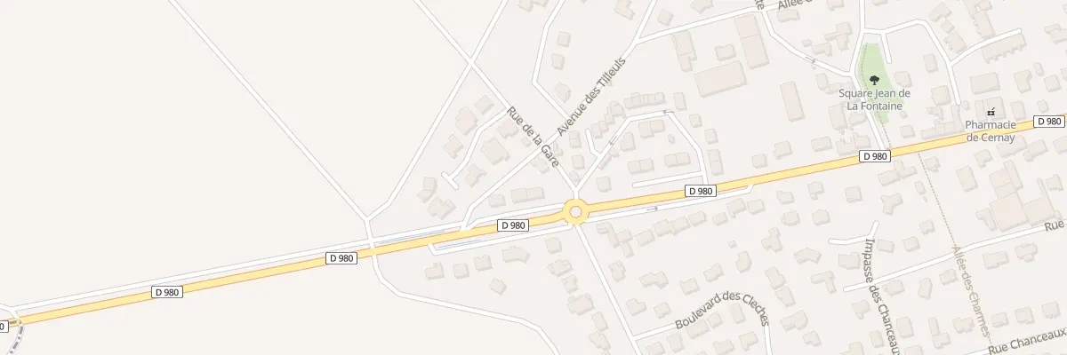 Plan du 46 Rue Charles de Gaulle à Cernay-lès-Reims