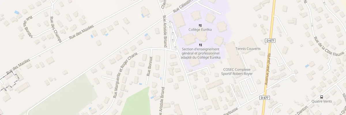 Plan du 40 Rue Aristide Briand à Pont-Sainte-Marie