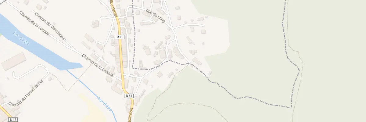 Plan du 48 Imp des Sabottes à Bordezac