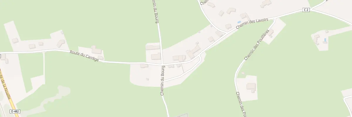 Plan du 168 Rte du Carrège à Saint-Pierre-la-Noaille