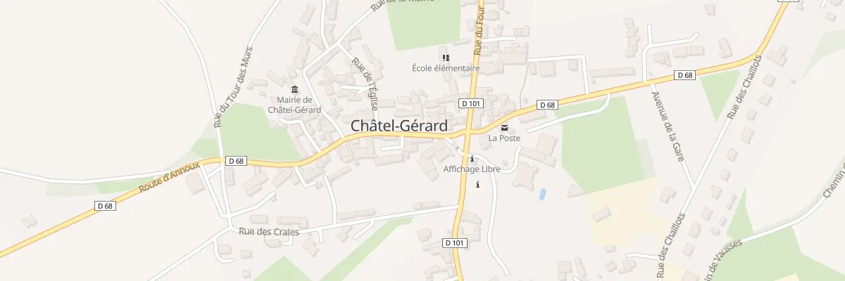 Plan du 28 Le Village à Châtel-Gérard