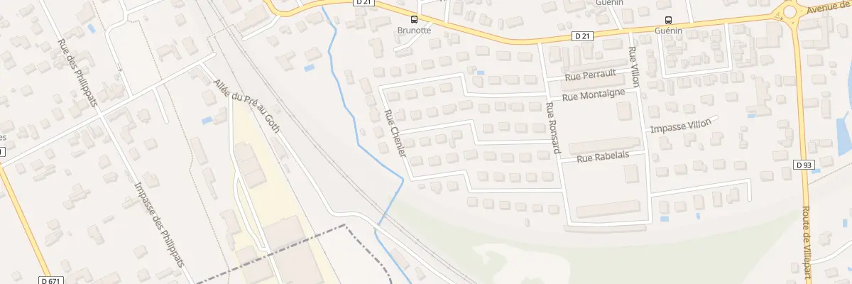 Plan du 13 Rue Corneille à Saint-Julien-les-Villas