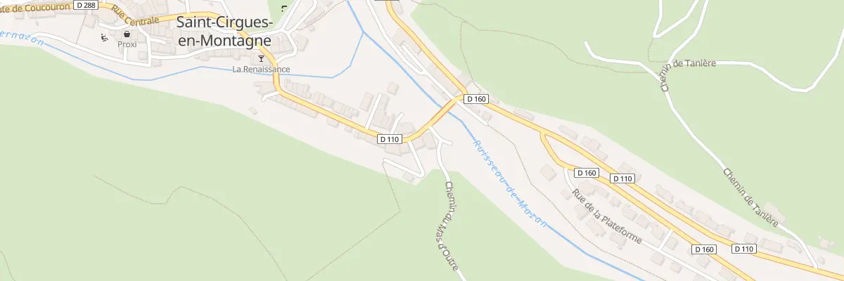 Plan du 5141 Rue des Cousines à Saint-Cirgues-en-Montagne