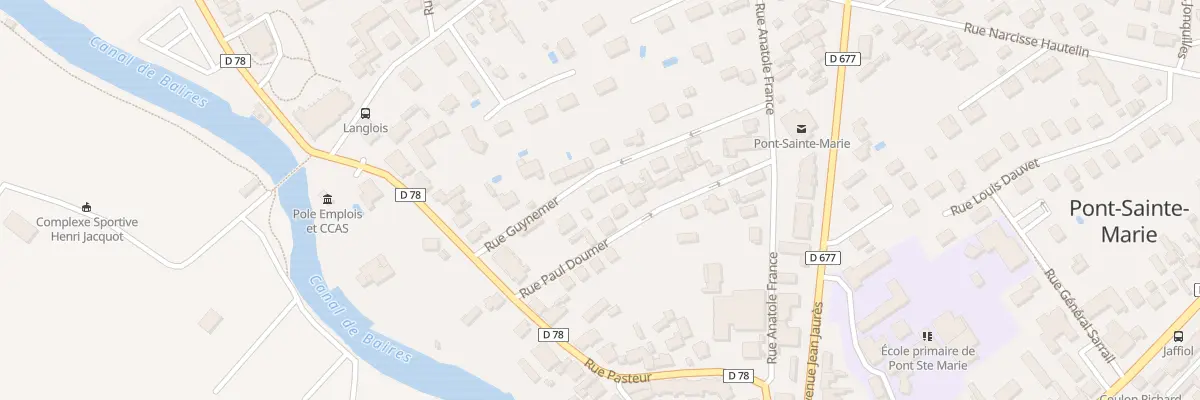 Plan du 11 Rue Guynemer à Pont-Sainte-Marie