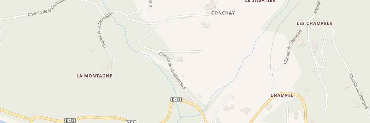 Plan du 74 Imp de Conchay Sud aux Salelles