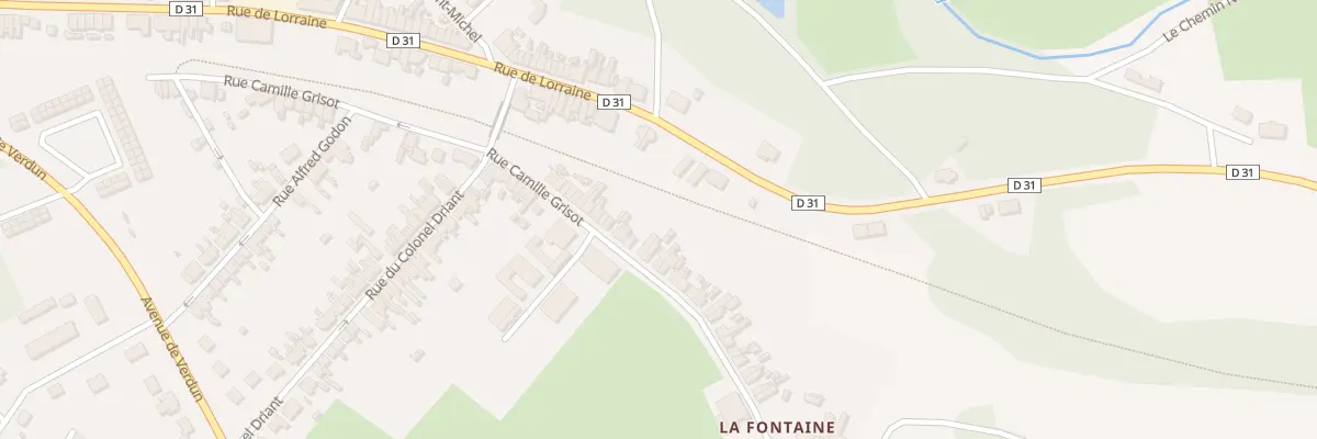 Plan du 29 Rue Camille Grisot à Hirson