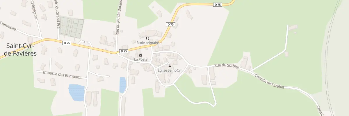 Plan du 4B Rue du Sorbier à Saint-Cyr-de-Favières