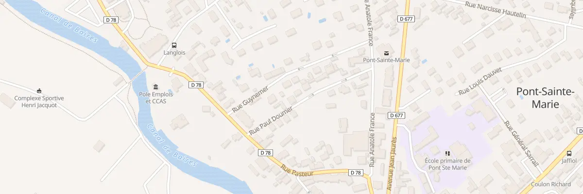 Plan du 3T Rue Paul Doumer à Pont-Sainte-Marie