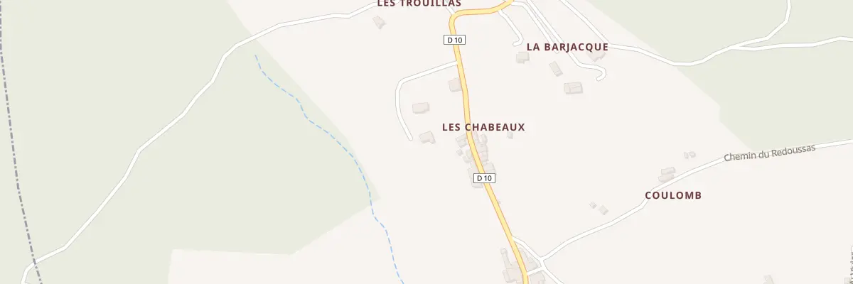 Plan du 6055 Les Chabeaux aux Salelles