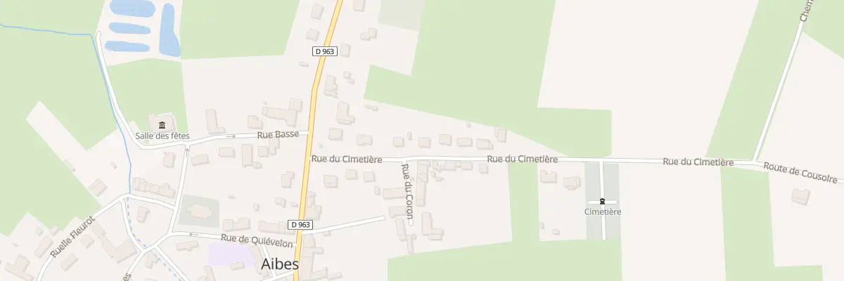 Plan du 7 Rue du Cimetière à Aibes