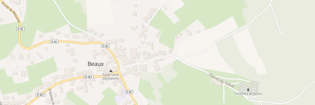 Plan du 5031 Le Bourg à Beaux