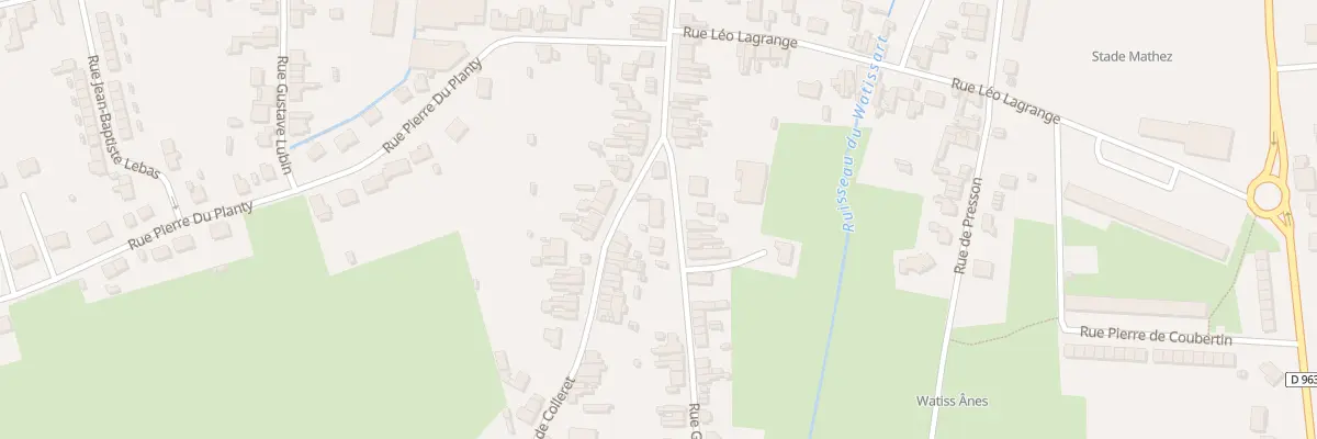 Plan du 43 Rue Gabriel Péri à Jeumont
