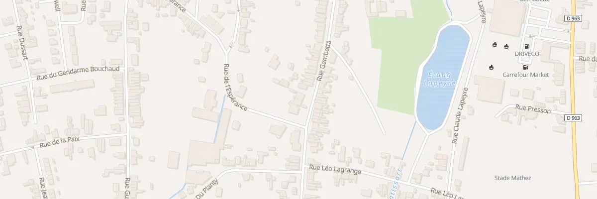 Plan du 237A Rue Gambetta à Jeumont