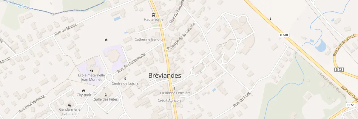 Plan du 73 Av du Marechal Leclerc à Bréviandes