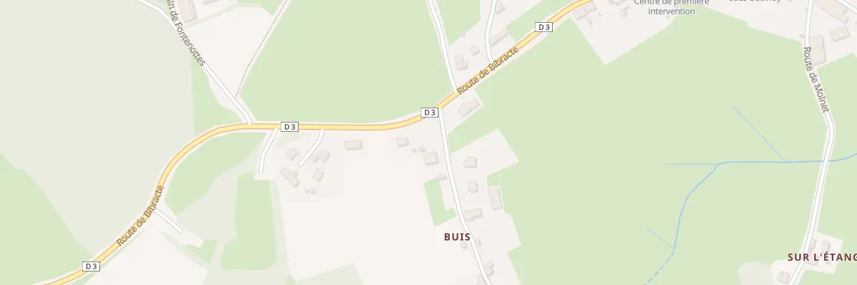 Plan du 2 Imp de Buis à Saint-Léger-sous-Beuvray