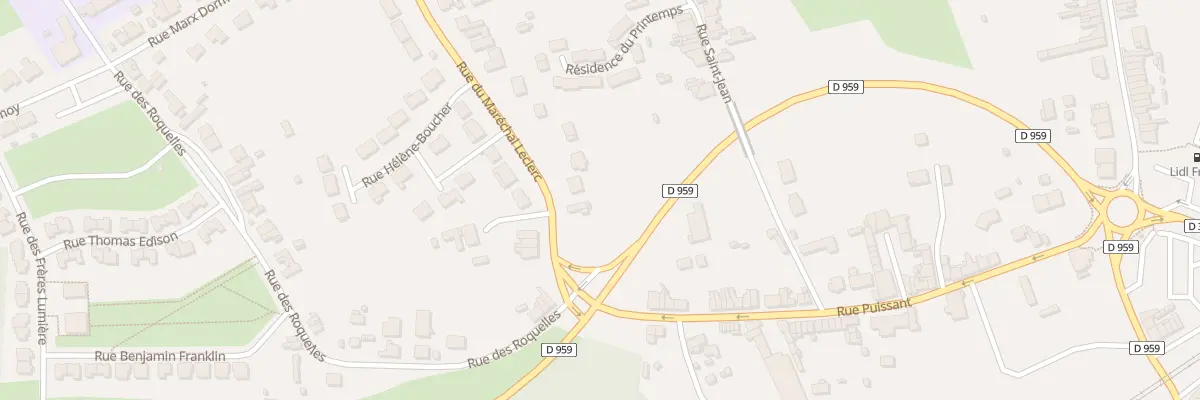 Plan du 81 Rue du Maréchal Leclerc à Jeumont