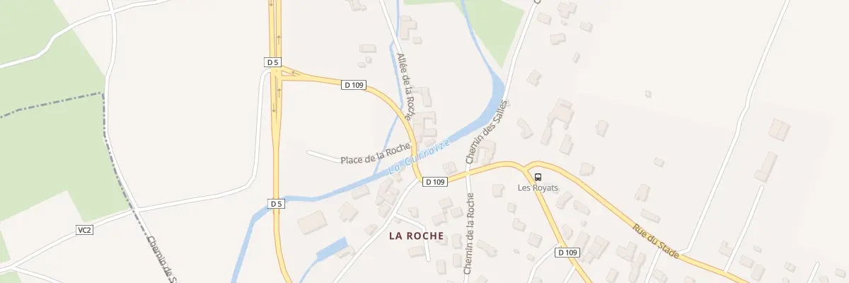 Plan du 8 All de la Roche à Saint-Georges-Haute-Ville