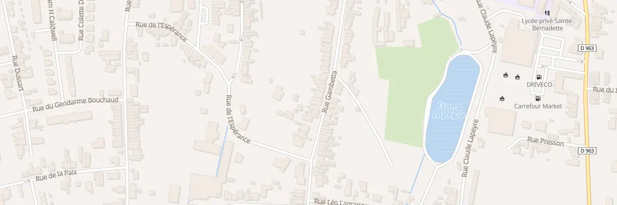 Plan du 193 Rue Gambetta à Jeumont
