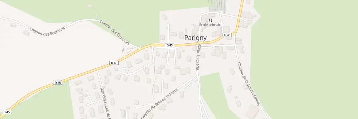 Plan du 7 All des Boutons d’Or à Parigny