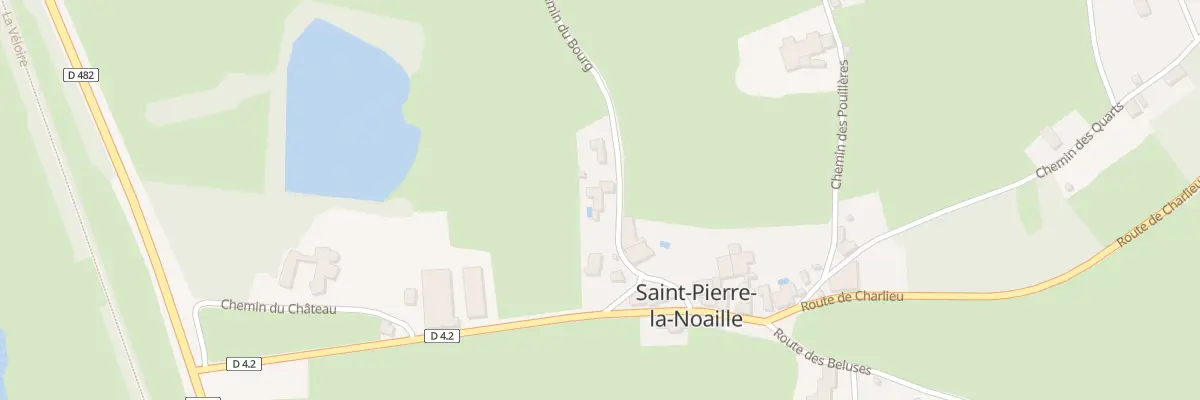Plan du 75 Che du Bourg à Saint-Pierre-la-Noaille