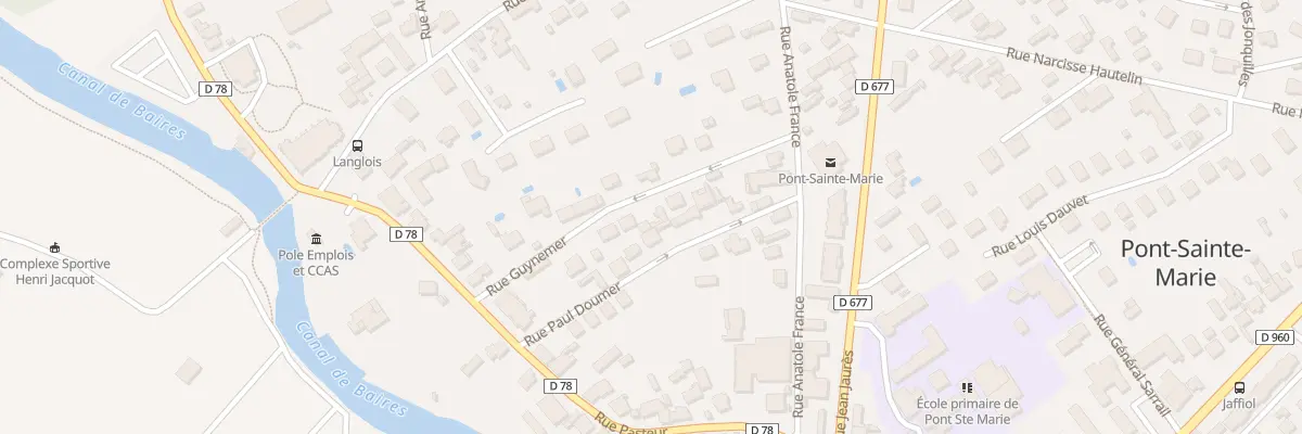 Plan du 9 Rue Guynemer à Pont-Sainte-Marie