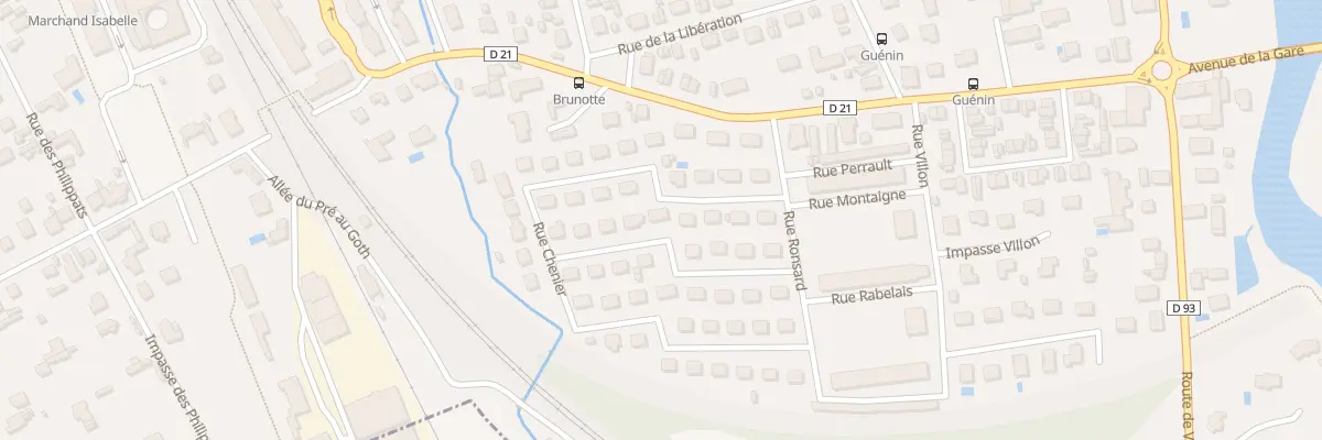 Plan du 10 Rue Corneille à Saint-Julien-les-Villas
