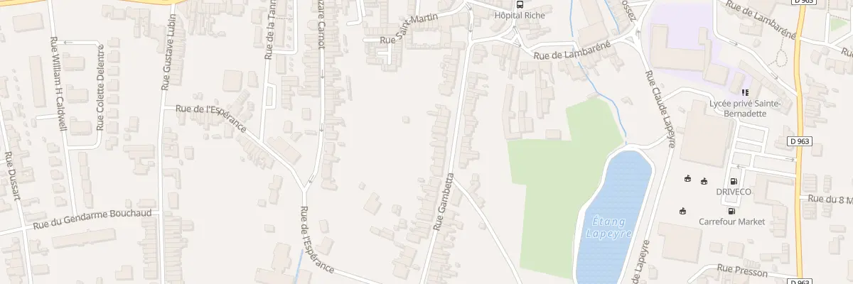 Plan du 115 Rue Gambetta à Jeumont