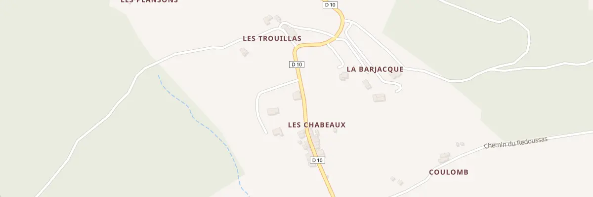 Plan du 421 Rue de Seyras aux Salelles
