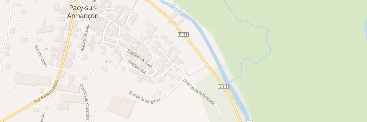 Plan du 1 Rue de la Poterne à Pacy-sur-Armançon