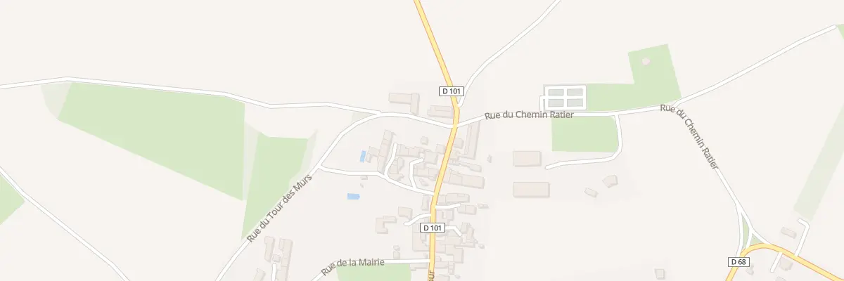 Plan du 35 Rue du Four à Châtel-Gérard