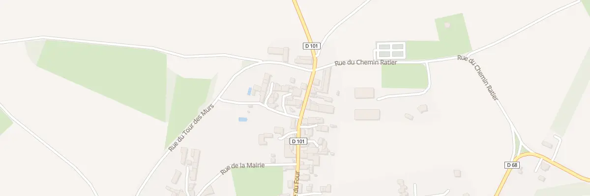 Plan du 152 Le Village à Châtel-Gérard