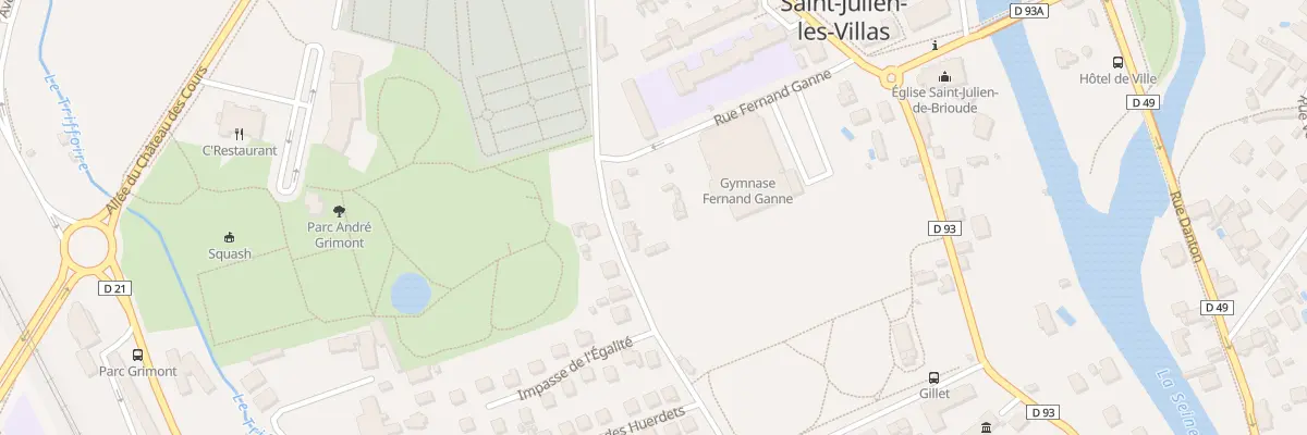 Plan du 12 Rue de l’Egalité à Saint-Julien-les-Villas