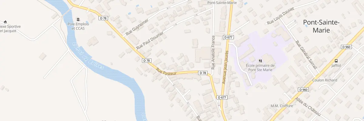 Plan du 6 Rue Pasteur à Pont-Sainte-Marie
